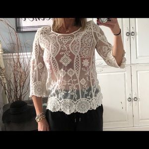 Lacy dressy top